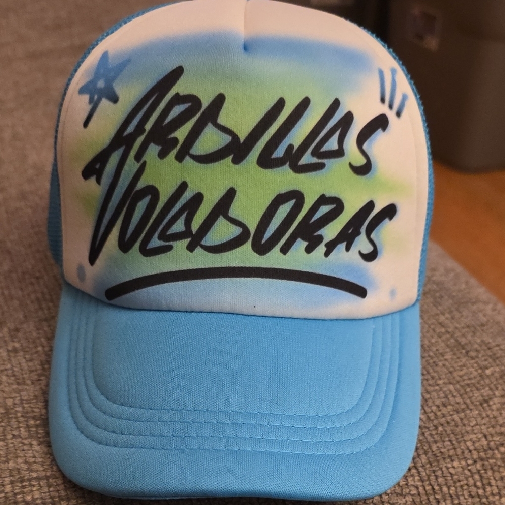 Blue and White Trucker Hat